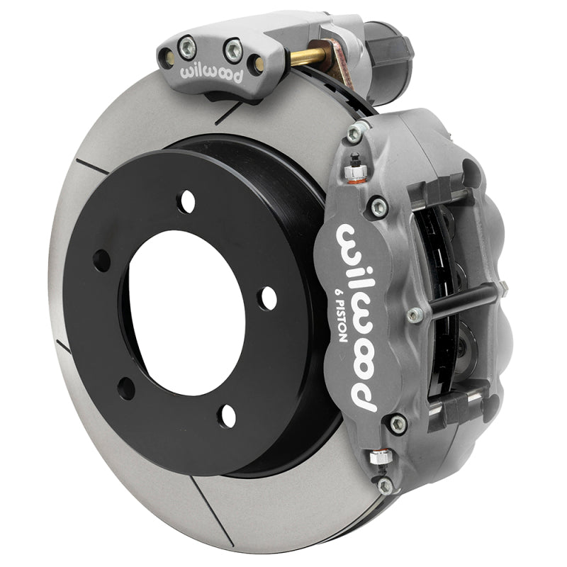 Wilwood 15-20 Toyota Land Cruiser J70 Rear FNSL6R Big Brake Kit - GT Slotted Rotor w/ EPB & Lines - 140-17347