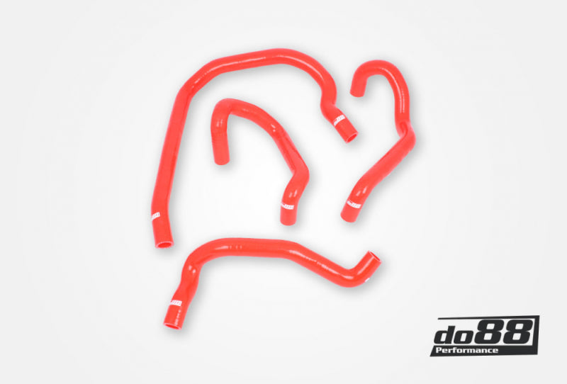do88 Audi/Seat/Volkswagen 2.0T (MQB) Remote Radiator Coolant Hoses (Left) - Red - DO88-KIT188R