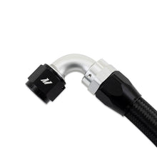 Load image into Gallery viewer, Mishimoto 3Ft Stainless Steel Braided Hose w/ -10AN Straight/90 Fittings - Black - MMSBH-10-3NBK