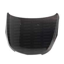 Load image into Gallery viewer, Seibon 10-11 VW Golf GTI 5K/MK6 DV Carbon Fiber Hood w/ Shaved Emblem - HD1011VWGTIB-DV