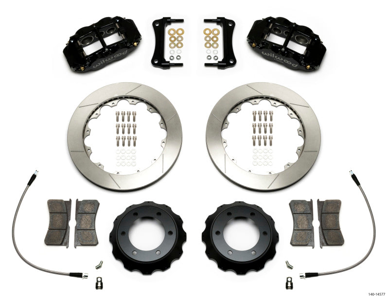 Wilwood Narrow Superlite 6R Front Kit 12.88in Slotted Rotor w/ Lines 05-15 Toyota Tacoma - 140-14577