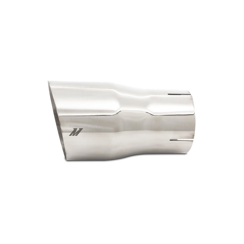 Mishimoto Clamp-On Single Wall Exhaust Tip 5in Outlet - Polished - MMEXH-TIP-SWP