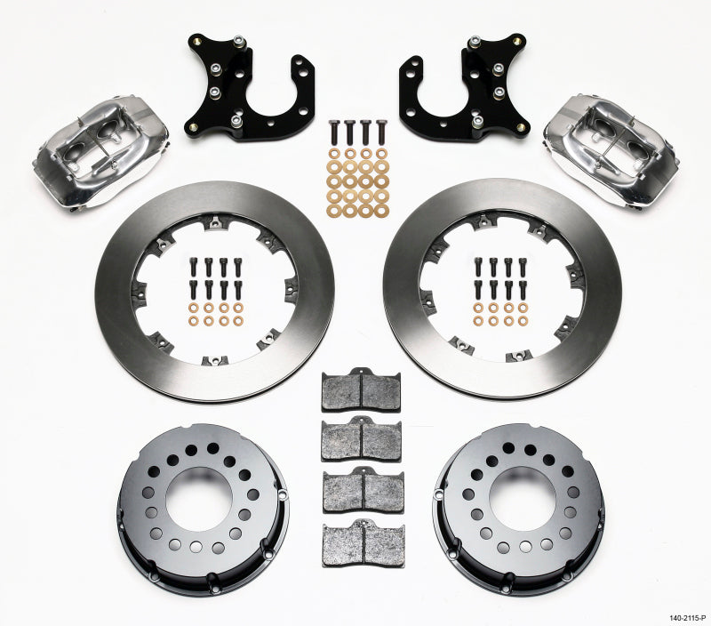 Wilwood Forged Dynalite P/S Rear Kit Polished Big Ford 2.36in Offset - 140-2115-P