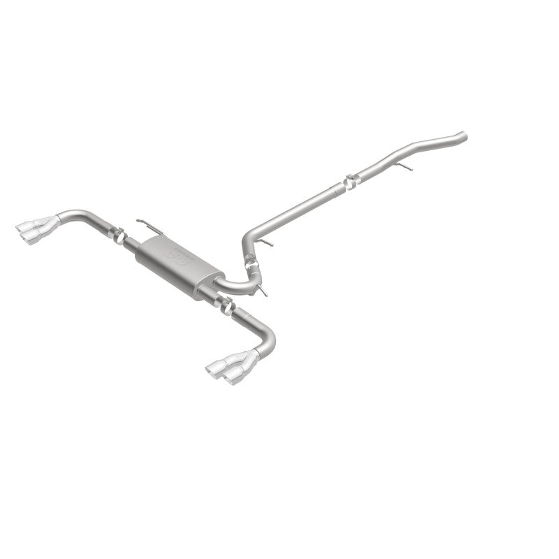 MagnaFlow 15-17 GMC Terrain V6 3.6L 409SS Cat-Back Exhaust Quad Split Rear with 3in Polished Tips - 19114