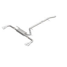 Load image into Gallery viewer, MagnaFlow 15-17 GMC Terrain V6 3.6L 409SS Cat-Back Exhaust Quad Split Rear with 3in Polished Tips - 19114