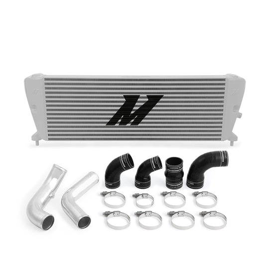 Mishimoto Ford Ranger 3.2L Diesel Intercooler Kit 2011+ Silver w/ Polished Pipes - MMINT-RGR-11KSLP