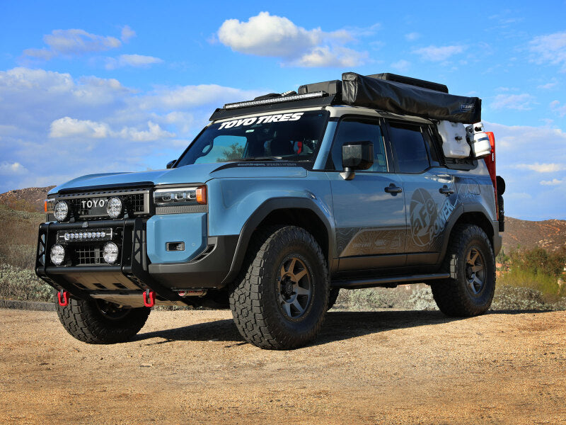 aFe 2024+ Toyota Land Cruiser (J250) L4 2.4L Terra Guard Bull Bar w/ RIGID Lights - 79-27021L