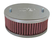 Load image into Gallery viewer, K&amp;N Universal Custom Air Filter - Oval 1.375in Flange / 4.875in ID / 2.25in Overall Height - 56-9093