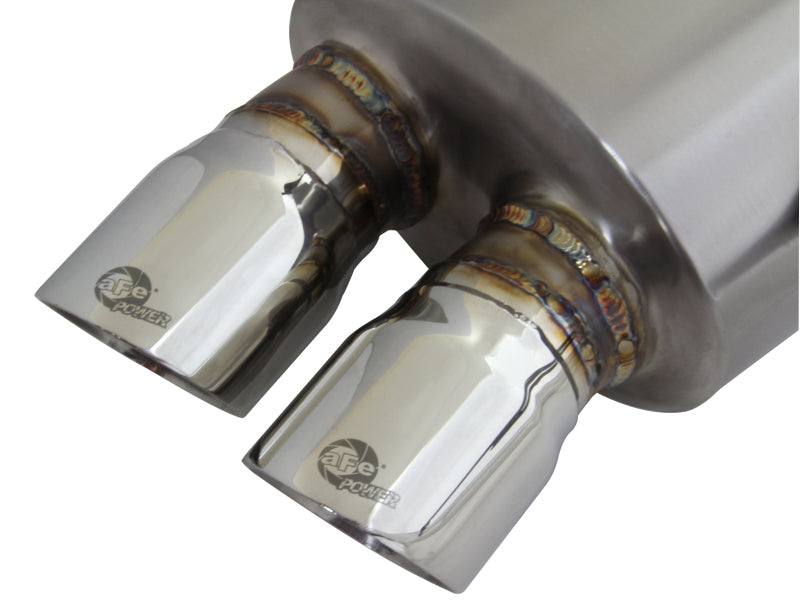 aFe MACHForce Exhaust Cat-Back SS-304 w/ Polished Tips 07-13 BMW 328i (E92/93) L6 3.0L Non-Turbo - 49-36313
