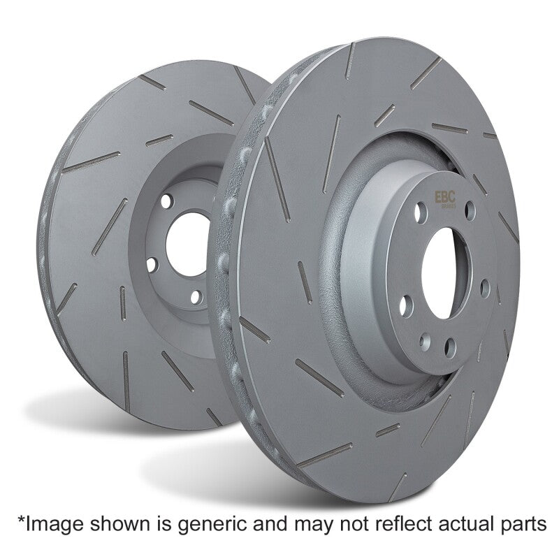 EBC 03-05 Ford Excursion 5.4 2WD USR Slotted Front Rotors - USR7283