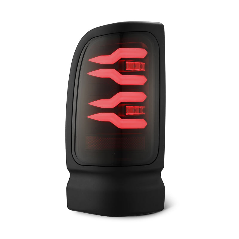 AlphaRex 94-01 Dodge Ram 1500/2500/3500 LUXX-Series LED Tail Lights - Black - 643002