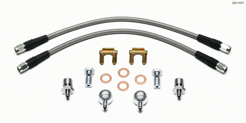 Wilwood Flexline Kit D52 Caliper 14in w/ Banjo 7/16-20 - 220-11371