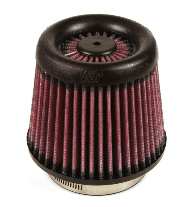 K&N Universal X-Stream Clamp-On Air Filter 3.313in Flg ID/4.875in Base OD/4in Top OD/4.25in H - RX-4120-1