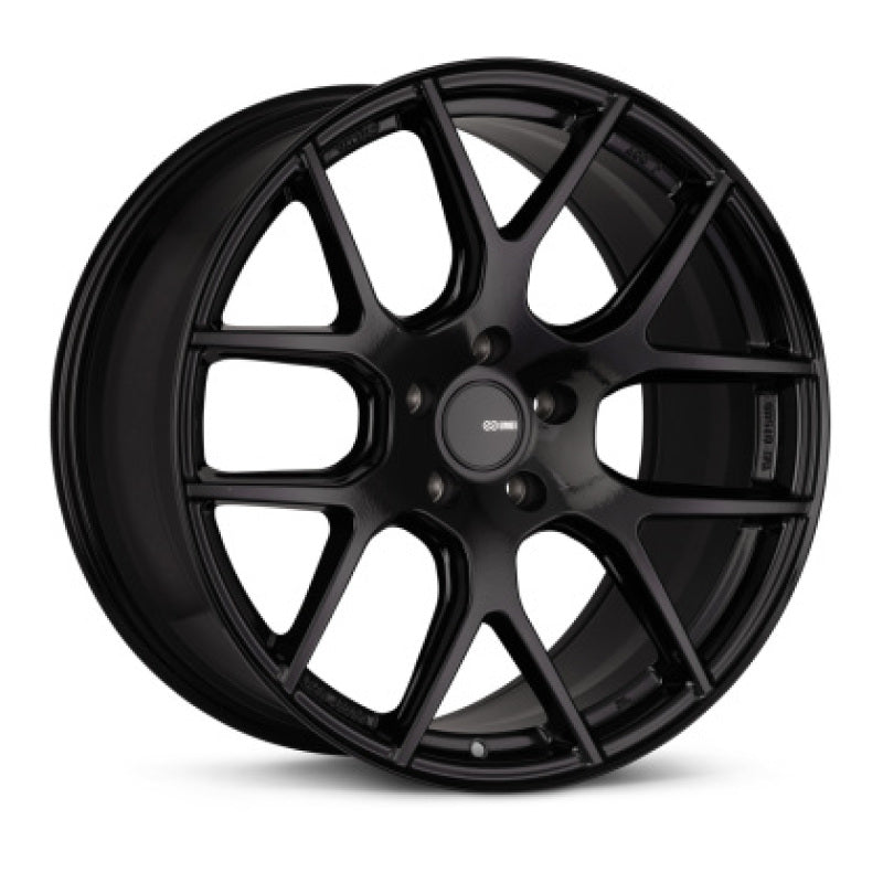 Enkei XM-6 17x7.5 5x114.3 40mm Offset 64.1mm Bore Gloss Black Wheel (MOQ 40) - 531-775-6540BKH