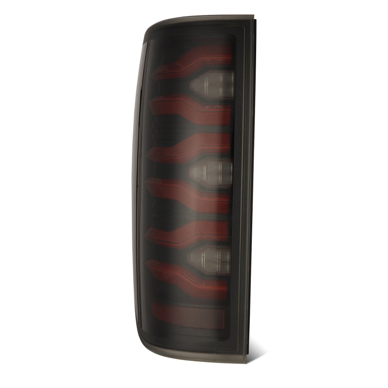AlphaRex 09-14 Ford F150 LUXX LED Taillights - Black/Red Housing - 653090
