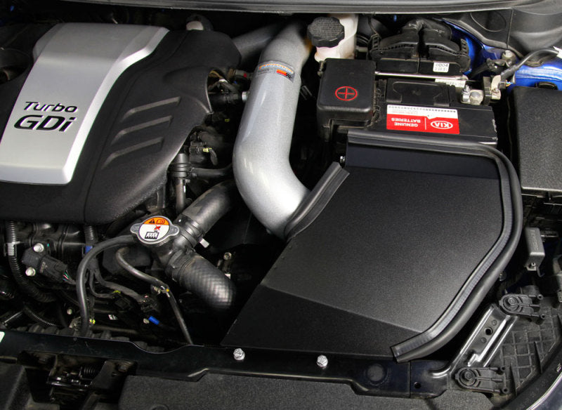K&N 14-16 Kia Forte Coup L4-1.6L F/I Silver Typhoon Short Ram Intake - 69-5316TS