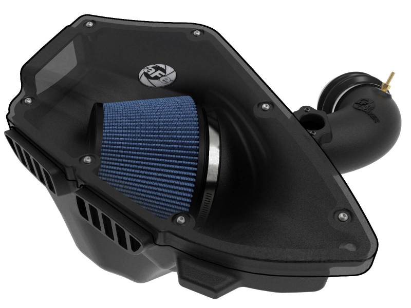 aFe MagnumForce Stage 2 Si Intake System Pro 5 R Black 06-12 BMW 3 Series E9x L6 3.0L Non-Turbo - 54-81012-B