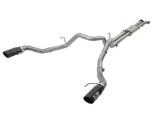 Load image into Gallery viewer, aFe MACHForce XP 3in 409-SS Exhaust Cat-Back 2017 Ford F-150 Raptor V6-3.5L (tt) w/ Black Tip - 49-43045-B