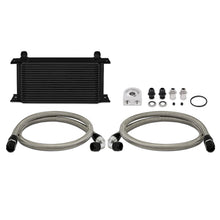 Load image into Gallery viewer, Mishimoto Universal 19 Row Oil Cooler Kit - Black - MMOC-ULBK