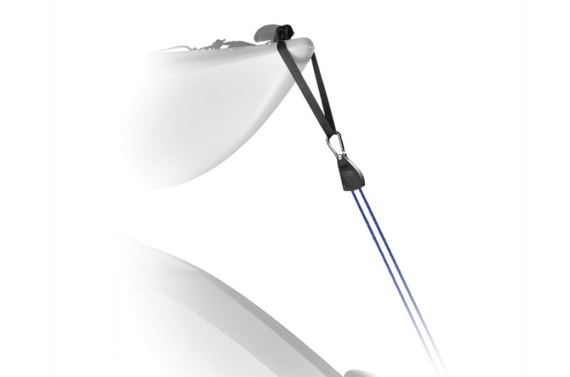 Thule QuickDraw Ratchet System (For Boat Bow/Stern) Includes (2) 13in. Rope & 4 Hooks - Black/Silver - 855XT