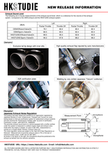 Load image into Gallery viewer, HKS HKSTUDIE EXHAUST for BMW G87 6MT - HKSTUDIE-EX003