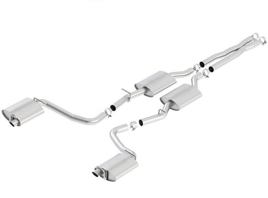 Borla 15-16 Dodge Charger R/T 5.7L No Tip Use Factory Valence Single Split Rear Exit ATAK Exhaust - 140637