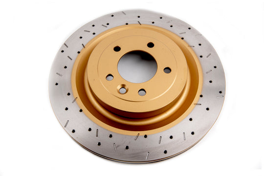 DBA 14-18 Land Rover Range Rover Sport (w/Brembo Brakes) V8 Rear 4000 Series Drilled & Slotted Rotor - DBA43091XS
