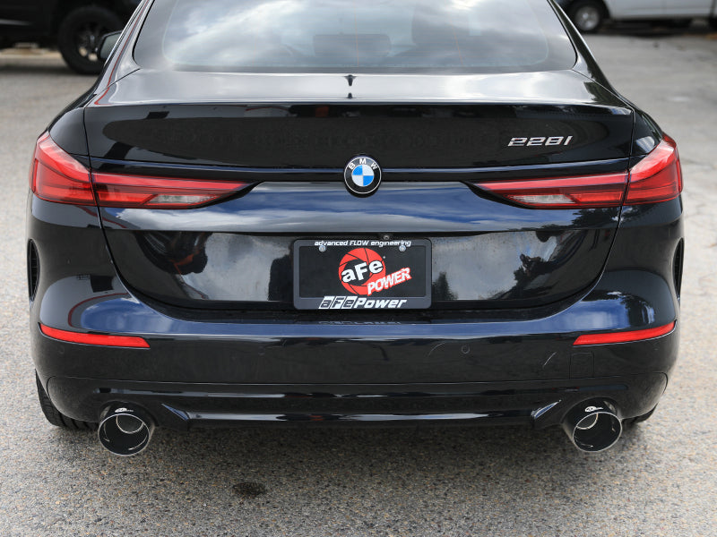 aFe MACHForce XP Exhausts Axle-Back 21-24 BMW 228i 2.0T (SS w/ Black Tips) - 49-36355-B