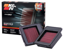 Load image into Gallery viewer, K&amp;N 09+ Nissan GTR Drop In Air Filter - 33-2413