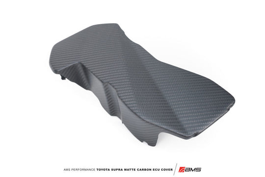 AMS Performance 2020+ Toyota GR Supra Carbon Fiber ECU Cover - Matte Carbon - AMS.38.06.0003-1