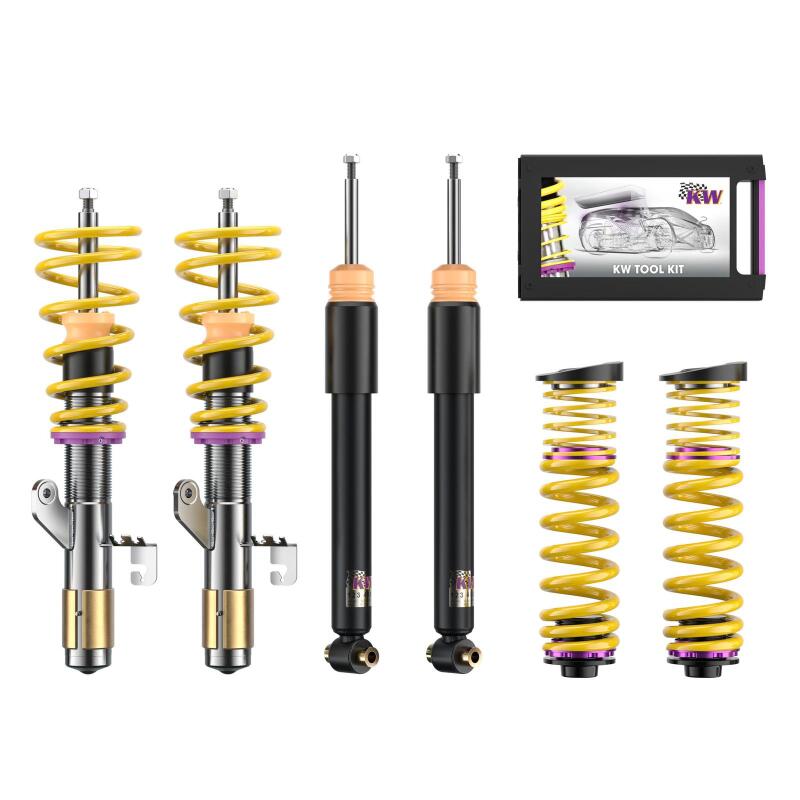 KW Coilover Kit V1 12+ BMW 3 Series F30 6-Cyl w/ EDC Bundle - 1022000G