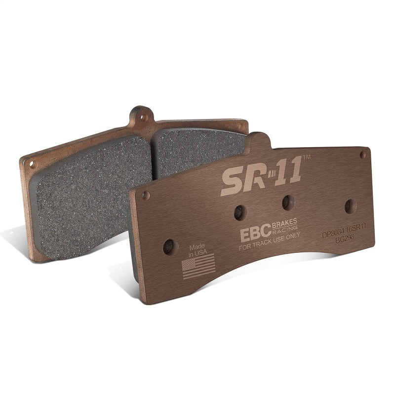 EBC Racing 13-14 Ford Mustang Boss 302S (w/380mm Disc) SR-11 Sintered Race Front Brake Pads - DP8084.16SR11
