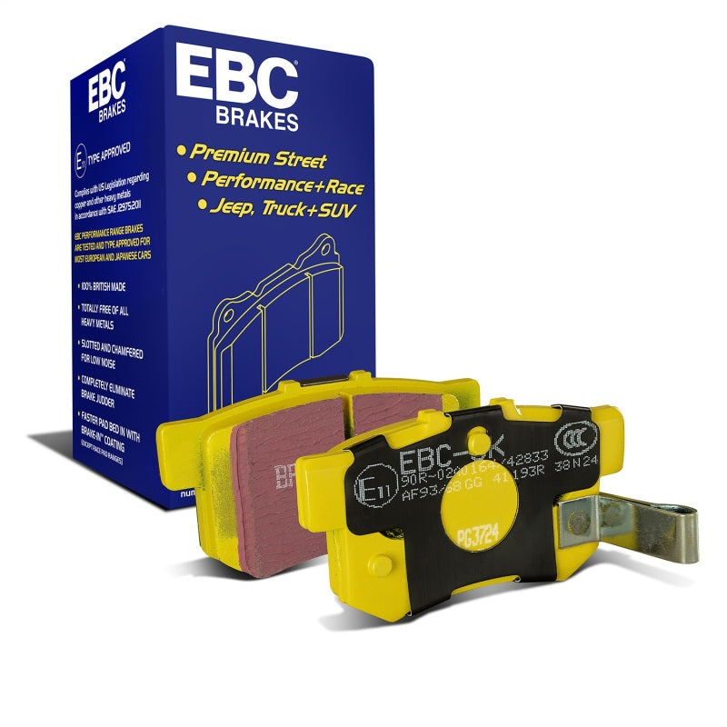 EBC 97 Acura CL 2.2 Yellowstuff Rear Brake Pads - DP41193R