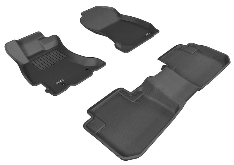3D MAXpider 14-18 Subaru Forester Kagu Black Full Set - L1SB00901509
