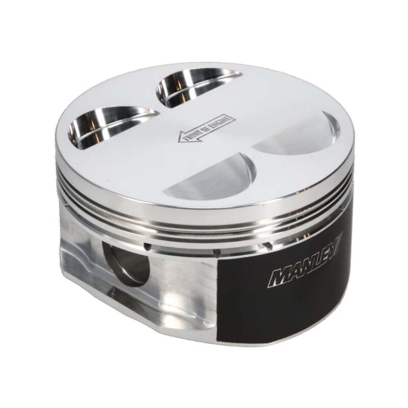 Manley Toyota 2JZGTE 86.5mm Bore +.5mm Oversized 10.0:1 CR Flat Top Piston Set with Rings - 609105C-6