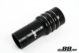 do88 91-97 Audi S4/S6/A6 2.2T C4 (AAN) Intercooler Inlet Hose - Black - DO88-KIT51-3S