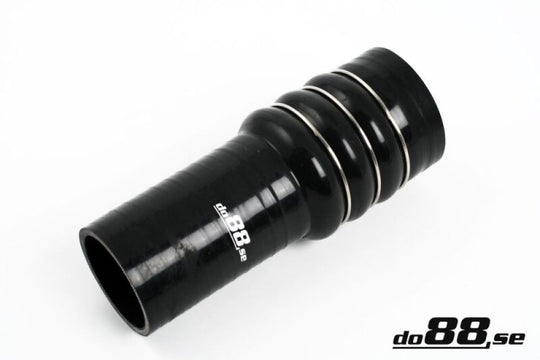 do88 91-97 Audi S4/S6/A6 2.2T C4 (AAN) Intercooler Inlet Hose - Black - DO88-KIT51-3S