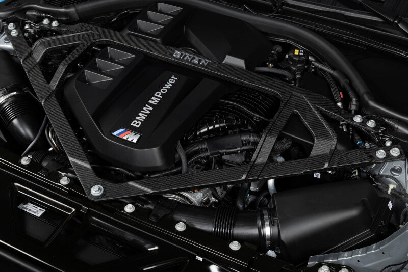 Dinan 21-27 BMW M2/M3/M4 (G80/G82/G83/G87) Matte Carbon Fiber Strut Tower Brace - Front - D180-0015-B