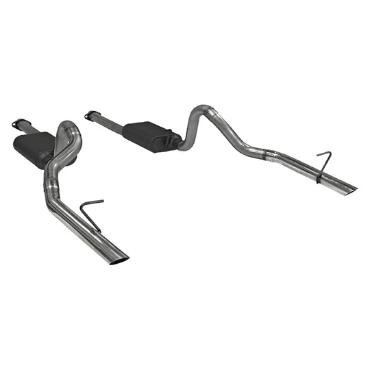 Flowmaster 87-93 Mustang 5.0L LX /86 GT American Thunder SS Cat-Back Exhaust System - 817213