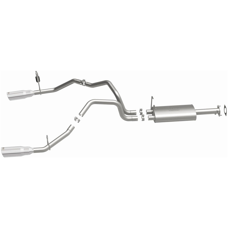 MagnaFlow 2019 Ram 1500 Street Series Cat-Back Exhaust Dual Rear Exit w/Polished Tips - 19498
