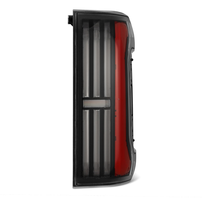 AlphaRex 24-25 Toyota Tacoma NOVA-Series LED Prismatic Tail Lights - Black Red - 679010