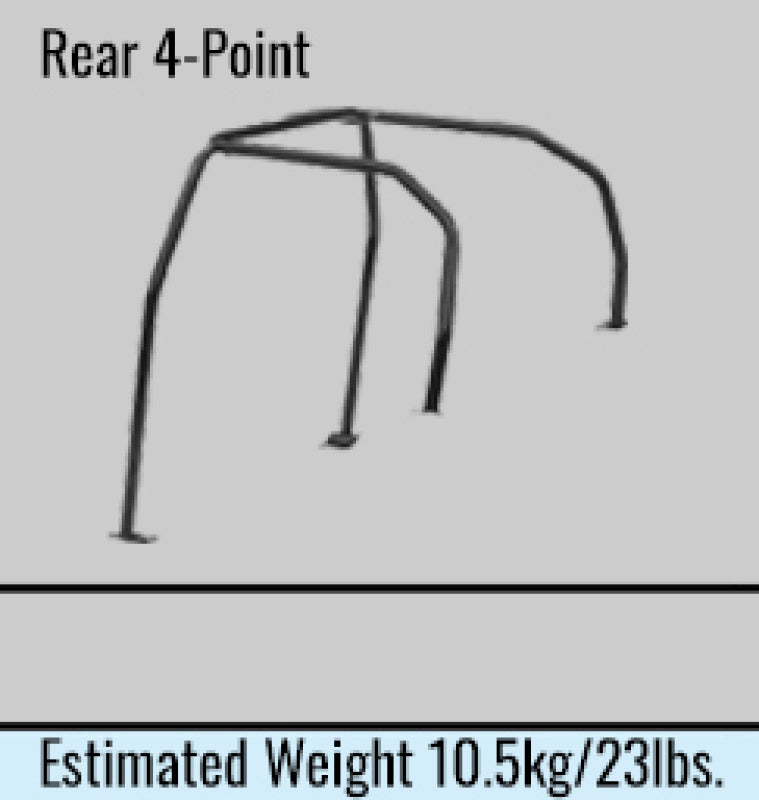 Cusco Chromoly Reg. Capacity 4pt Roll Cage Nissan R33 (S/O/No Cancel) CUSCO BLUE - 232 261 A