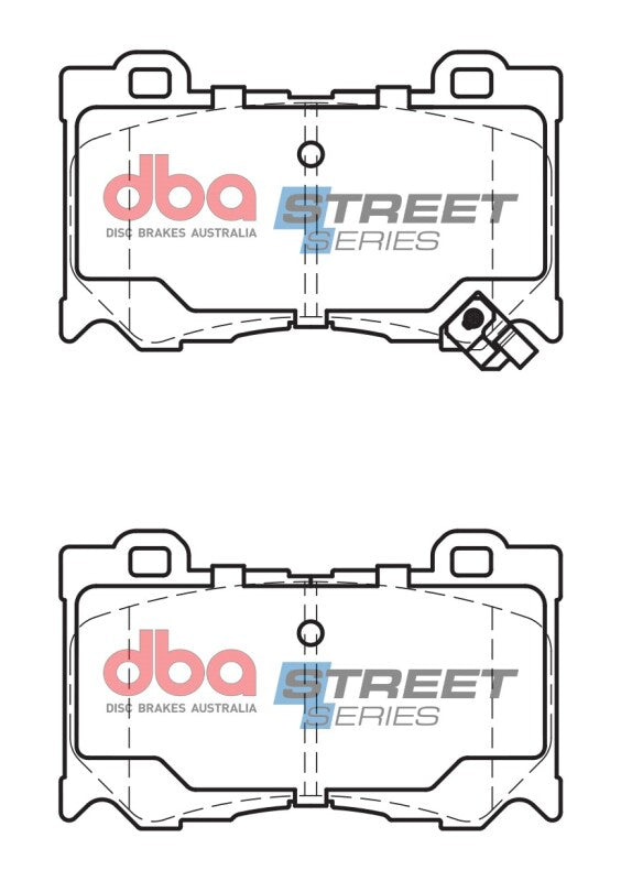DBA 09-13 Infiniti FX50 (S51 Model) Front Street Series Brake Pads - DB2400SS
