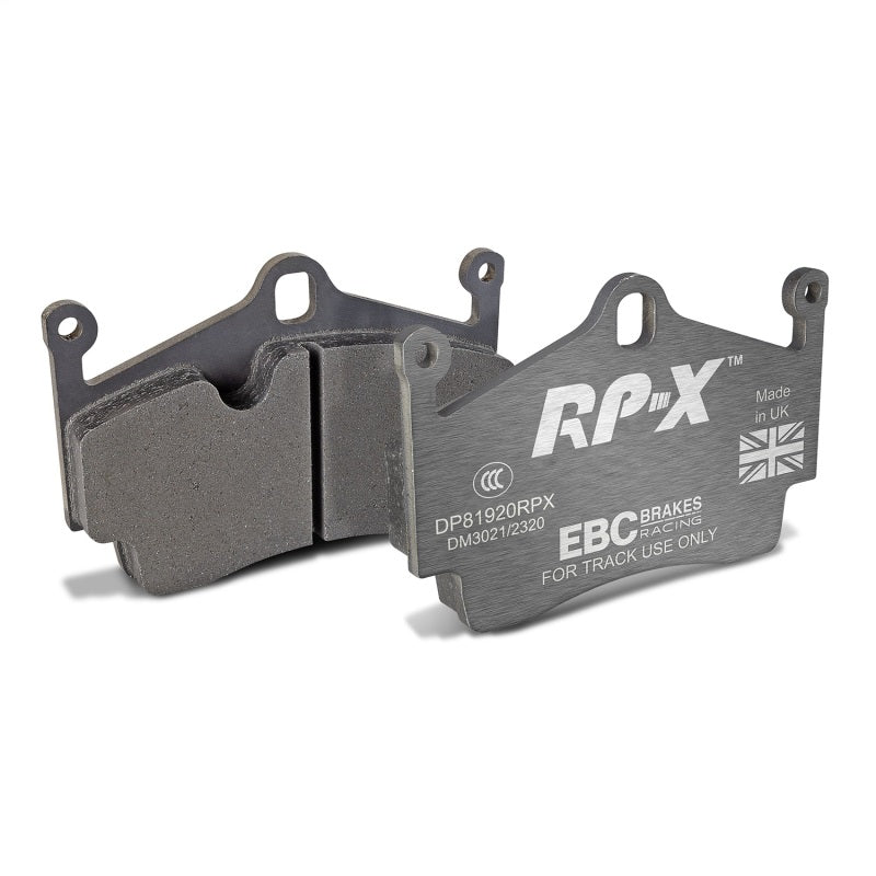 EBC Racing 12-16 Porsche Boxster 2.7L (Cast Iron Rotors Only) RP-X Rear Brake Pads - DP81920RPX