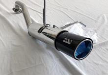 Load image into Gallery viewer, HKS Hi-Power Muffler 2014+ Honda Fit Sport GK5 w/ Carbon Tips - 32016-KH001