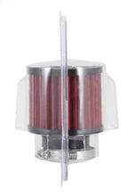 Load image into Gallery viewer, K&amp;N 1.5in Flange ID x 3in OD x 2.5in H Rubber Base Crankcase Vent Filter - 62-1450