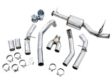 Load image into Gallery viewer, AWE Tuning 19-21 RAM 1500 5.7L (w/Cutouts) 0FG Dual Rear Exit Cat-Back Exhaust - Chrome Silver Tips - 3015-32005