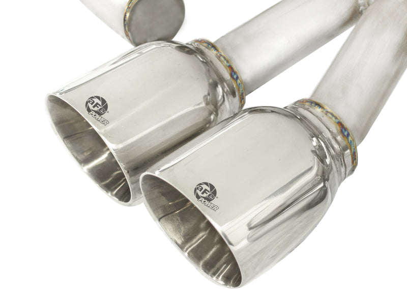 aFe ELITE 05-12 Porsche Boxster S (987.1-987.2) H6 3.4L 304SS Dual Cat-Back w/Dual Polished Tip Exht - 49-36409