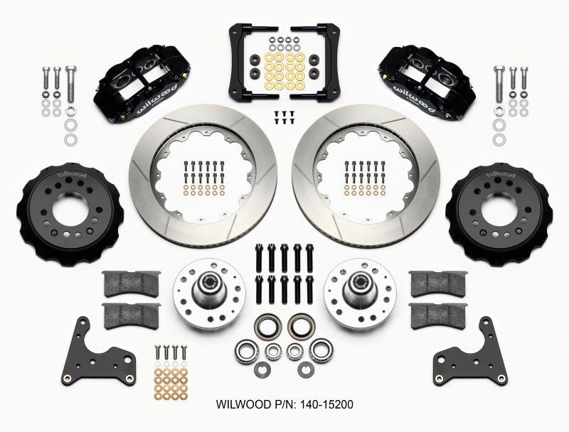 Wilwood Narrow Superlite 6R Front Hub Kit 14.00in 65-72 CDP C Body -Drum - 140-15200