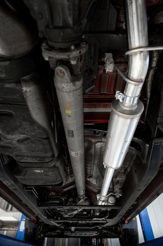 MBRP 19-24 GM 1500 Silverado/Sierra 2.7L Alum. Steel 3 Cat-Back w/ Single Side 4in Single Wall Tip - S5019AL